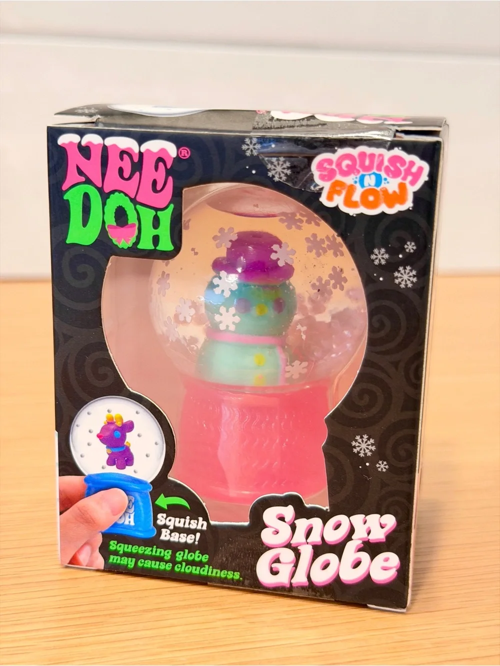 Pink Needoh Snow Globe